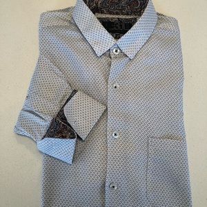 🍉 2/25$ Le 31 Simons slim fit shirt 15 1/2